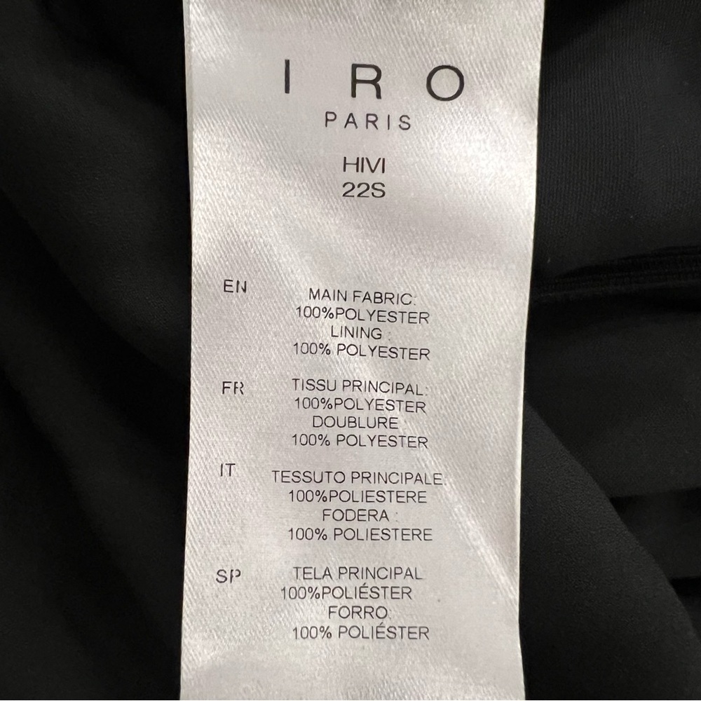 IRO Hivi ruched crepe mini dress - Picture 10 of 10